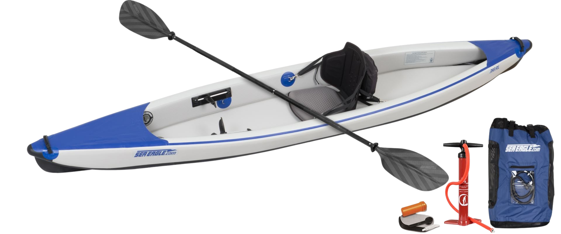 Sea Eagle, Sea Eagle 393RLK_PC Razorlite Inflatable Kayak Pro Carbon Solo Package New