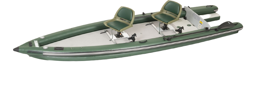 Sea Eagle, Sea Eagle FSK16K_SW FishSkiff 16 Inflatable Fishing Boat 2 Person Swivel Seat Package New