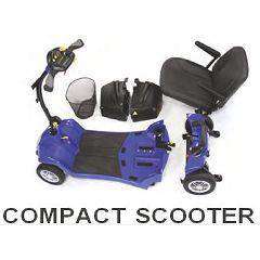 Shoprider, Shoprider 7A Escape 4-Wheel Portable Mobility Scooter New Blue