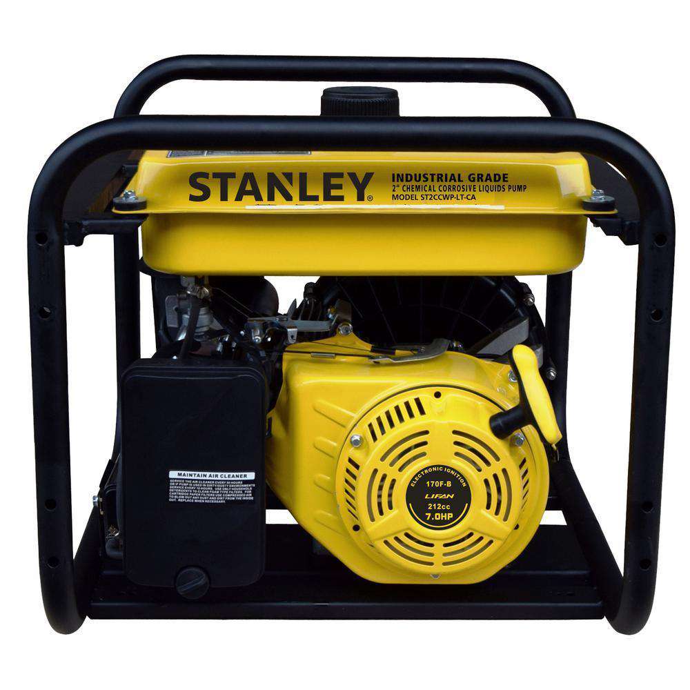Stanley, Stanley ST2CCWPLT 7 HP 2 in. Suction and Discharge Ports  Chemical/Corrosive Non-Submersible Displacement Water Pump New