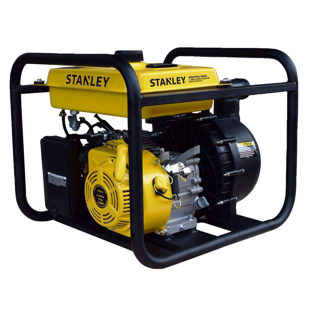 Stanley, Stanley ST2CCWPLT 7 HP 2 in. Suction and Discharge Ports  Chemical/Corrosive Non-Submersible Displacement Water Pump New