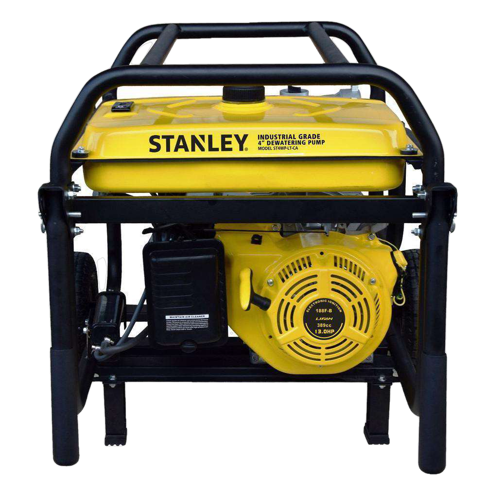 Stanley, Stanley ST4WPLT 13 HP 4 in. Suction Non-Submersible Displacement Water Pump New