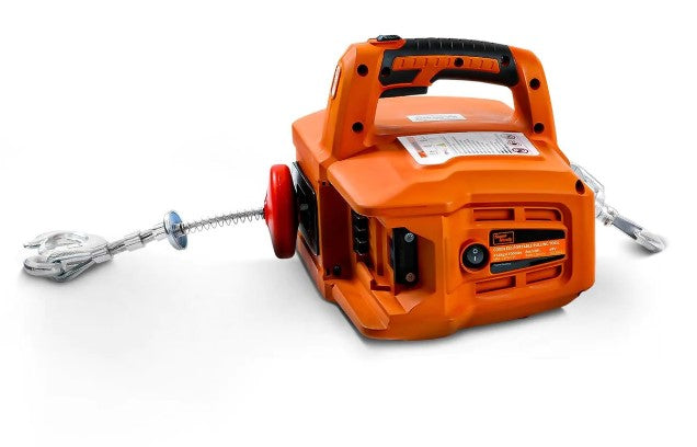 Super Handy, Super Handy GUO075 48V 2Ah Braided Steel Cable 1000 Lbs. Max Load Portable Electric Winch New