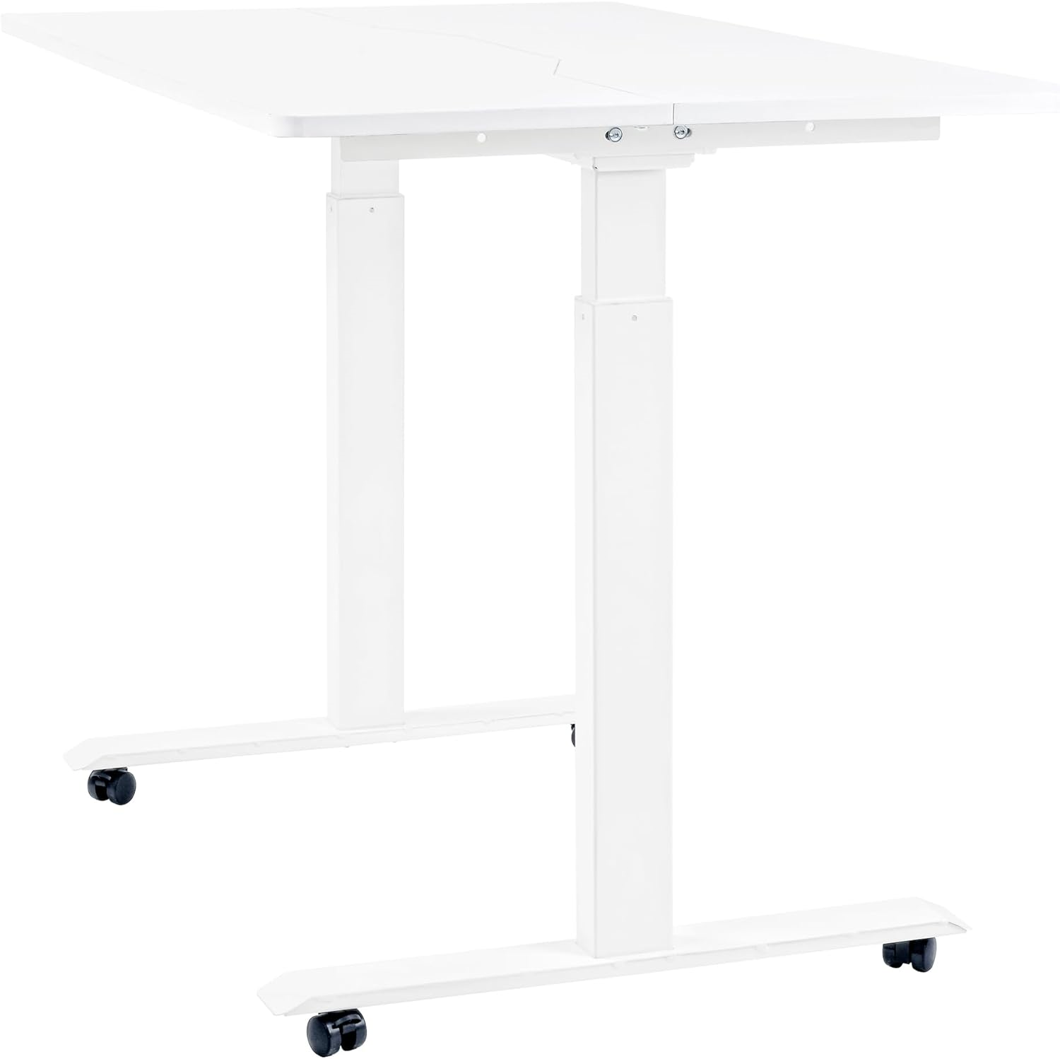 Super Handy, Super Handy GUT151 Standing Desk 48'' x 30'' with Wireless Charging 3 Memory Presets Adjustable Height up to 49'' White New