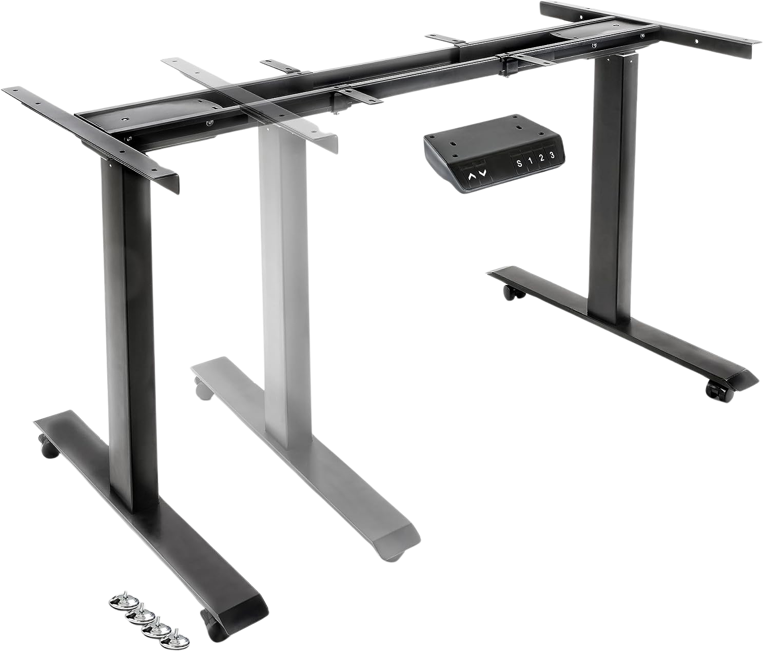 Super Handy, Super Handy GUT153 Electric Standing Desk Frame Only Supports 48"-63'' x 30'' Tops New