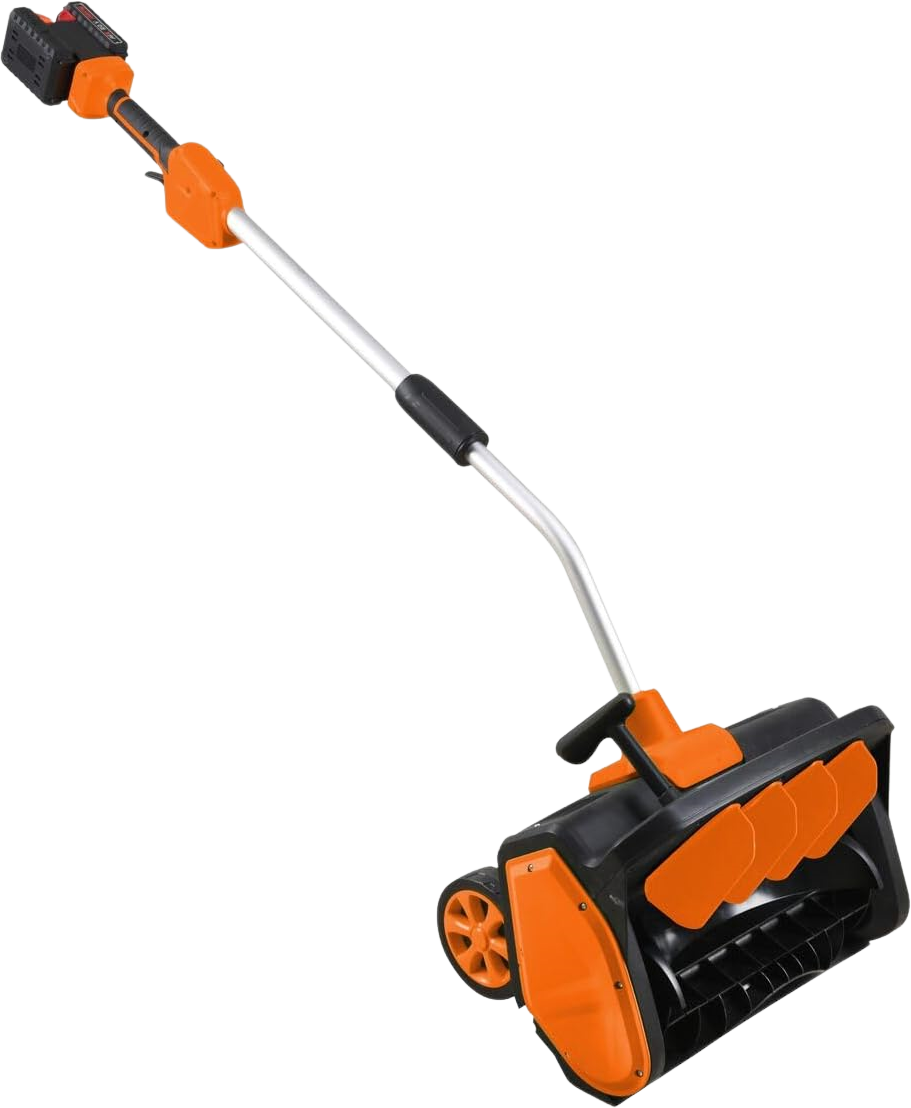 Super Handy, Super Handy GUT158 Electric Snow Thrower Shovel 48V 2Ah with Curved Serrated Blade New